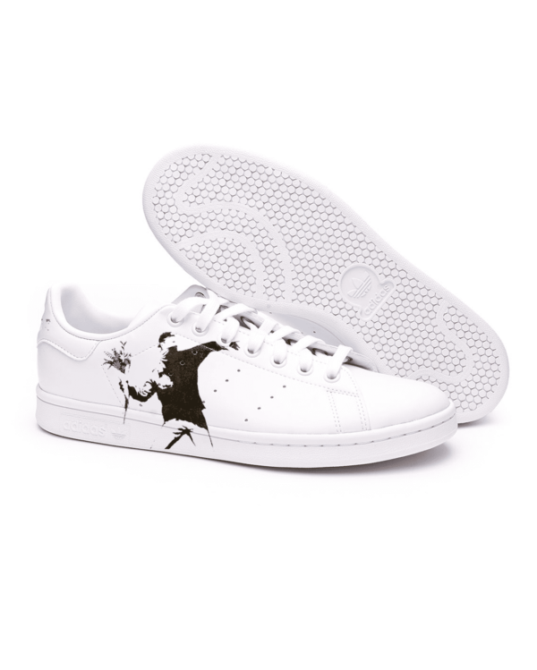 Adidas Stan Smith - Bansky - Imagen 2
